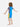 Little Surprise Box Half Sleeves Kids Swimwear Sky Blue & Yellow Sunshine Printed Knee Length, with UPF 50+ - SMALL Kids Swimwear