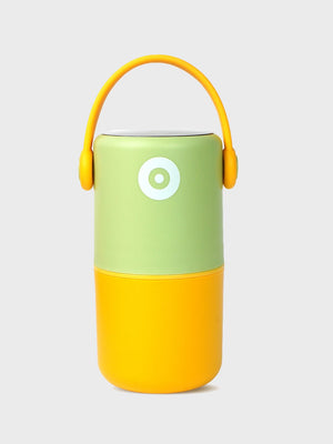 Little Surprise Box Handle Compact Stainless Steel Snack Tiffin Box For Kids And Adults - LSB - LB - MNTYEL - HANDL - SNACK