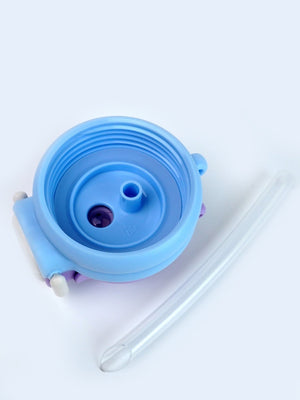 Little Surprise Box, Happy Cartoon Stainless Steel kids Water Bottle, 500ml, 4yrs+ - LSB - WB - PURPL - HAPPY