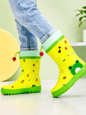 Little Surprise Box Happy Frog Rain Gumboots | The Mom Store - 27EU Kids Gumboots