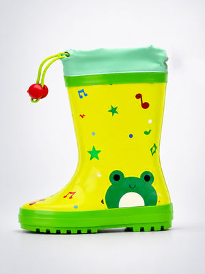 Little Surprise Box Happy Frog Rain Gumboots | The Mom Store - 27EU Kids Gumboots