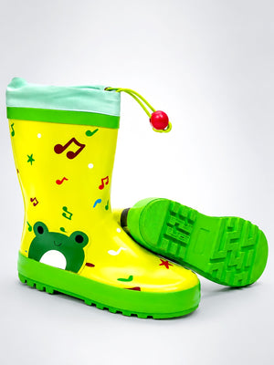 Little Surprise Box Happy Frog Rain Gumboots | The Mom Store - 27EU Kids Gumboots