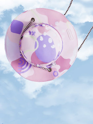 Little Surprise Box Hat Shape Casual Mini size Outdoor/Beach Sling Bag for Kids - LSB - BG - BLUHAT