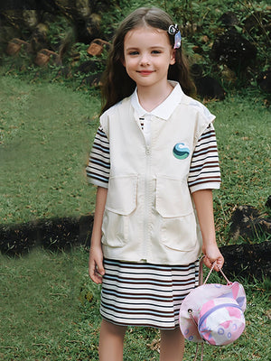 Little Surprise Box Hat Shape Casual Mini size Outdoor/Beach Sling Bag for Kids - LSB - BG - PNKHAT