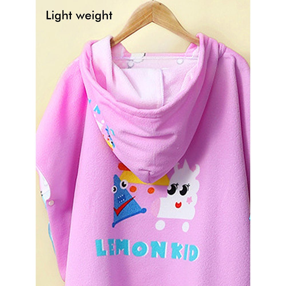 Little Surprise Box Hooded Swim Poncho/ Bath Towel/ swim coverup for Kids - LSB-SW-BLUTOWEL