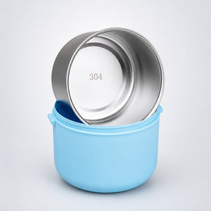 Little Surprise Box Hot Summer Double Decker Stainless Steel Lunch Box - Blue Baby Food & Storage