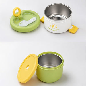 Little Surprise Box Hot Summer Double Decker Stainless Steel Lunch Box - Green Baby Food & Storage
