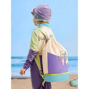 Little Surprise Box Ice Cream Swim Bag Kids | The Mom Store - Swim Bags