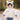 Little Surprise Box Ivory & Blue Bunny - Themed Quilted Hooded Winter Jacket for Kids - 4 - 5 Years Kids Sweater