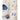 Little Surprise Box Ivory & Blue Bunny - Themed Quilted Hooded Winter Jacket for Kids - 4 - 5 Years Kids Sweater