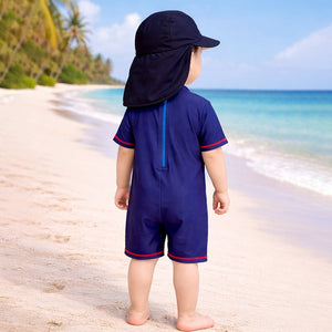 Little Surprise Box Jawws Shark Swimwear Set + Long Cap, Wash Bag & Detergent - 2 - 3 Years Kids Swimwear