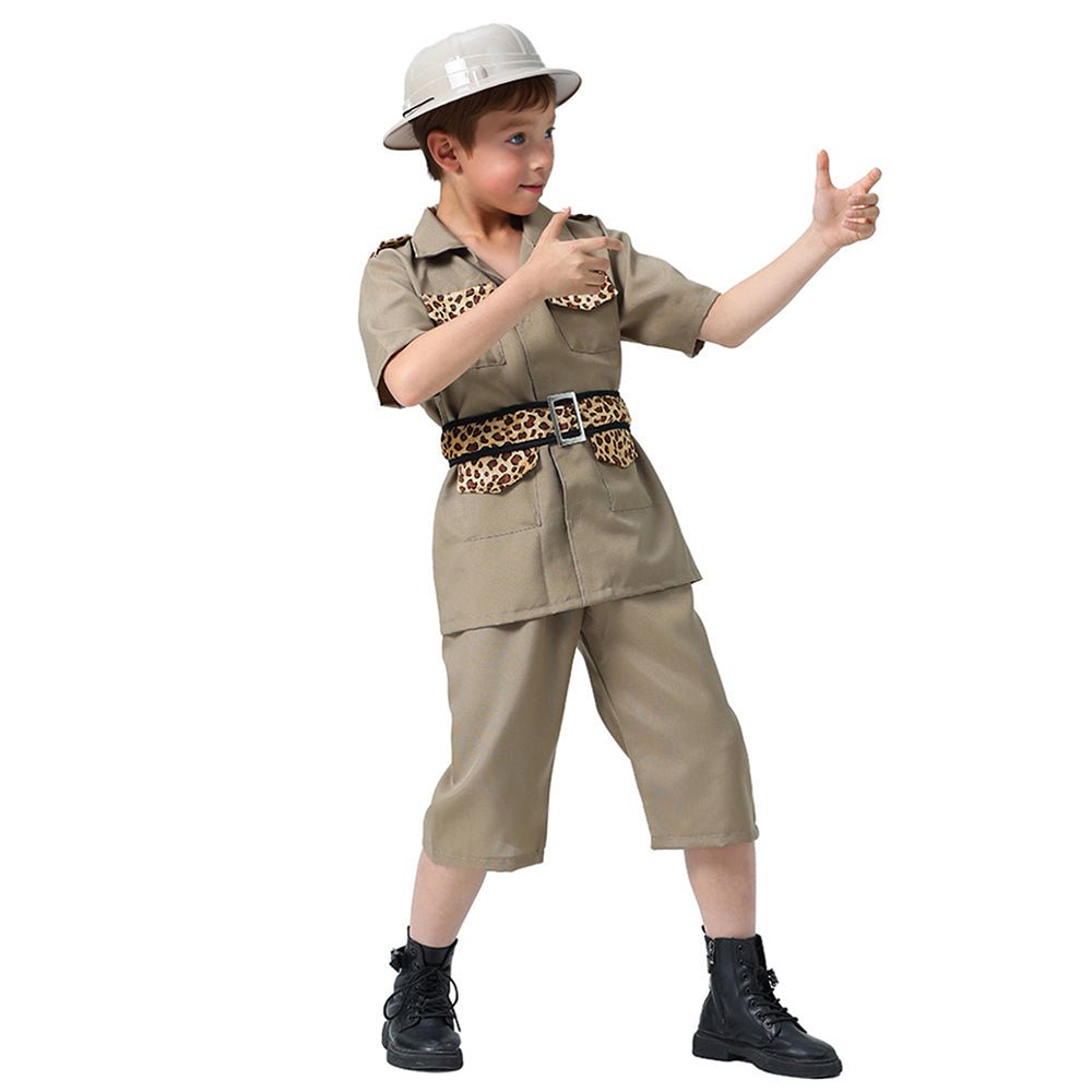 Little Surprise Box Jungle Safari Adventurer theme Kids Halloween Costume Fancy Dress Up - LSB - HWC - ADVENTURER - 4 - 6Y