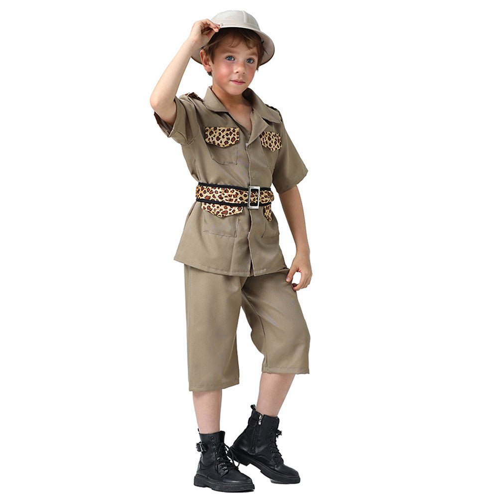 Little Surprise Box Jungle Safari Adventurer theme Kids Halloween Costume Fancy Dress Up - LSB - HWC - ADVENTURER - 4 - 6Y