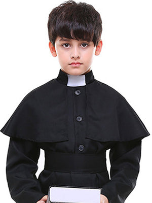 Little Surprise Box, Junior Priest , Kids Halloween Costume Fancy Dress Up - LSB - HWC - JUNRPRIEST - 7 - 9Y