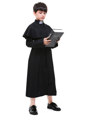 Little Surprise Box, Junior Priest , Kids Halloween Costume Fancy Dress Up - LSB - HWC - JUNRPRIEST - 7 - 9Y