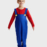 Little Surprise Box, Junior Super Brothers, Plumber Kids Halloween Costume Fancy Dress Up - LSB - HWC - MARIOJUNIOR - 4 - 6Y