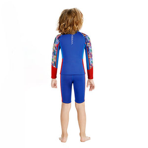 Little Surprise Box Kids Dive 2 - Piece Neoprene Swimsuit with Jacket & Shorts - 3 - 4 Years Kids Swimwear