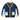 Little Surprise Box Kids Navy Blue with Striking Mustard Stripes Cardigan Sweater V neck - 5 - 6 Y - LSB - CARDI - VNECKBLUMUSTSTRIP - 5 - 6Y