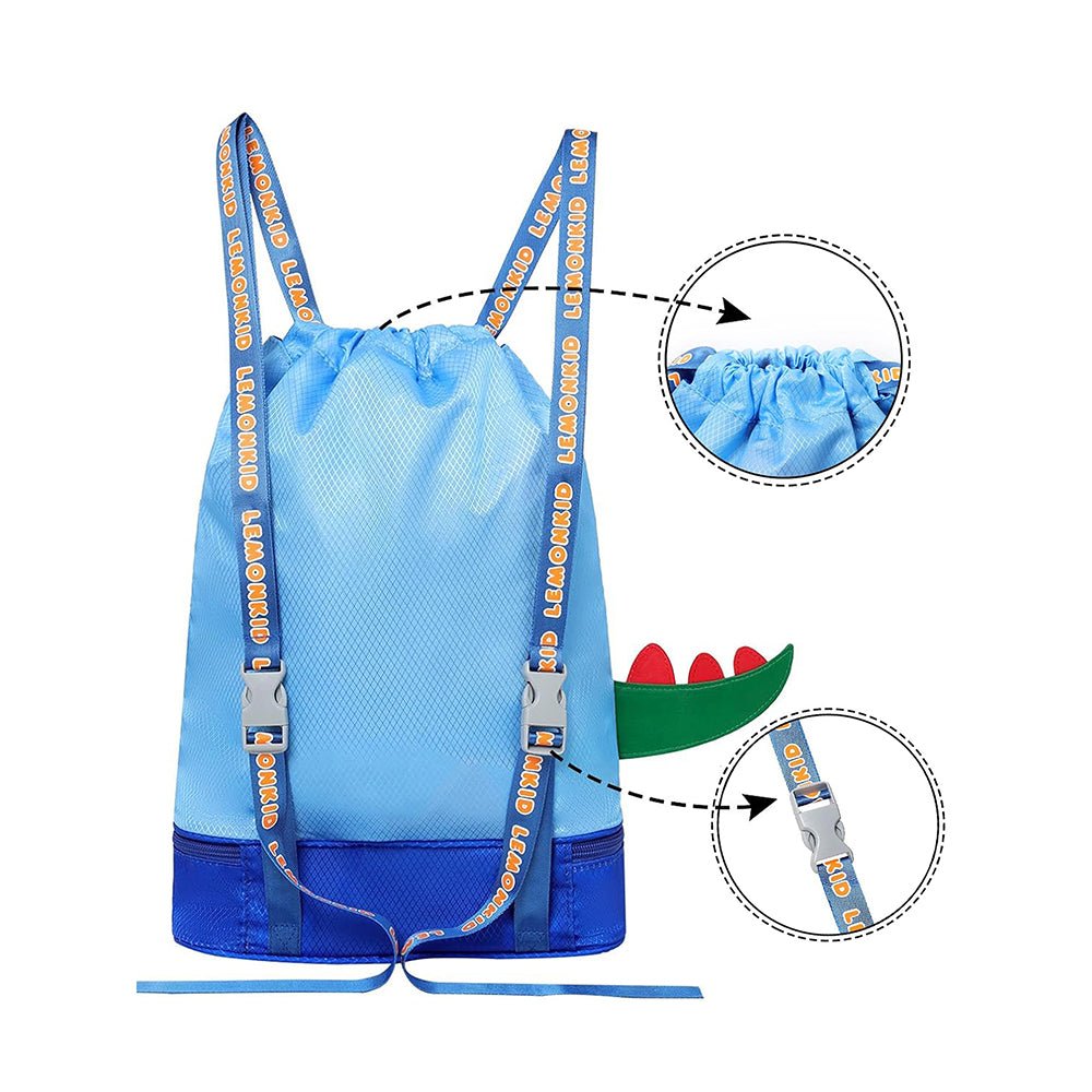 Little Surprise Box Kids waterproof swimming bag/ beach Bag - LSB-SWBAG-ROUNDDINO