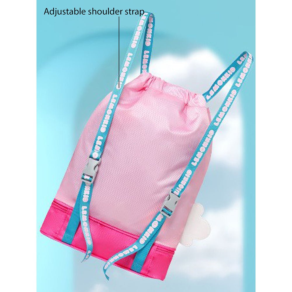 Little Surprise Box Kids waterproof swimming bag/ beach Bag - LSB-SWBAG-PNKBUNYEARS