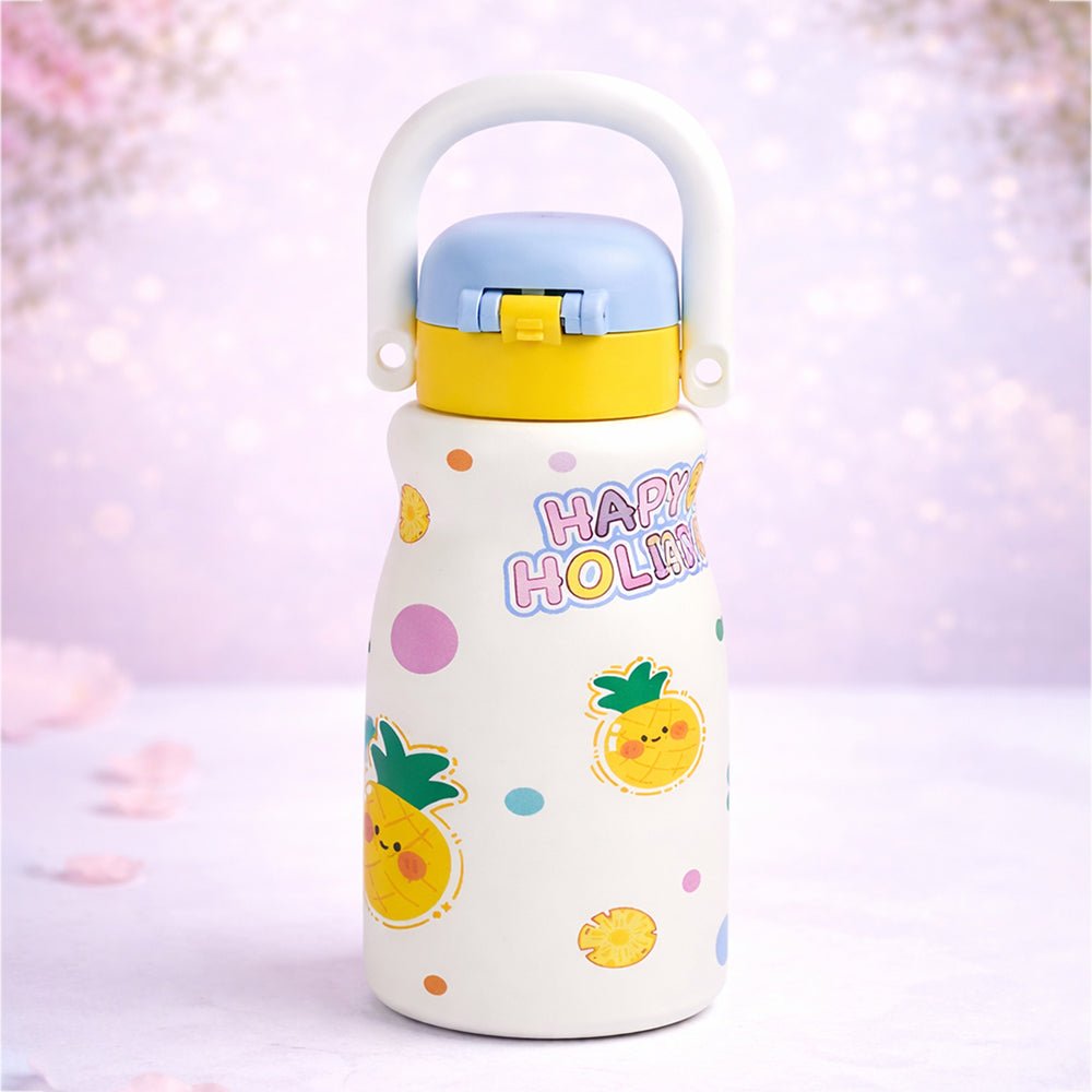 Little Surprise Box Labubu Printed Stainless Steel Kids Bottle, 500ml - Water Bottle