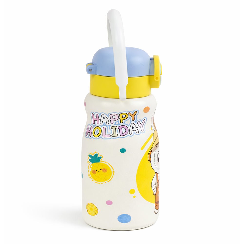 Little Surprise Box Labubu Printed Stainless Steel Kids Bottle, 500ml - Water Bottle