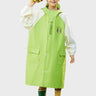 Little Surprise Box, Lemon Green Cap Style knee length Raincoat for Kids & Teens - LSB - RC - LMNGRN - CAP - XL