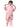 Little Surprise Box Light Pink Magic Uni theme full Jumpsuit Style Raincoat for Toddlers and Kids - Jumpsuit Rainsuit