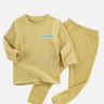 Little Surprise Box LSB Mustard Round Neck Upper & Lower Body Thermal Winter Warmers For Kids - Set Of 2 Pcs - LSB - THM - MUSTARDLSB - 2 - 3YR