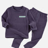 Little Surprise Box , LSB Navy Round Neck Upper & Lower Body Thermal Winter Warmers For Kids - Set Of 2 Pcs - LSB - THM - NAVYLSB - 2 - 3YR