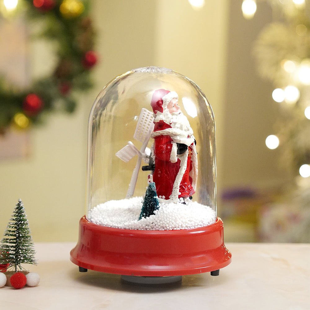 Little Surprise Box Lucky Bell Santa , Musical Snow Golbe Dome Christmas Décor and Decoration. - Christmas Decor