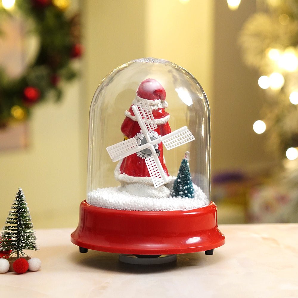 Little Surprise Box Lucky Bell Santa , Musical Snow Golbe Dome Christmas Décor and Decoration. - Christmas Decor