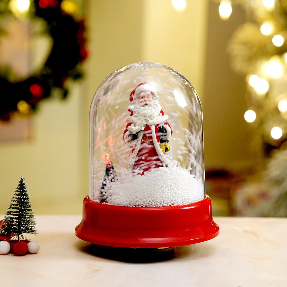 Little Surprise Box Lucky Bell Santa , Musical Snow Golbe Dome Christmas Décor and Decoration. - Christmas Decor