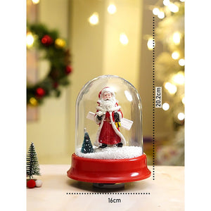 Little Surprise Box Lucky Bell Santa , Musical Snow Golbe Dome Christmas Décor and Decoration. - Christmas Decor
