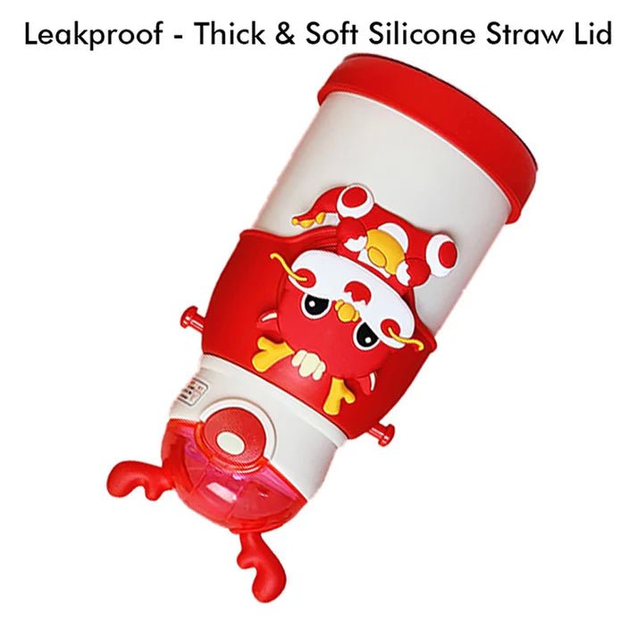 Little Surprise Box Lucky Dragon Theme Kids Water Bottle - LSB - WB - WHTEDRAGON