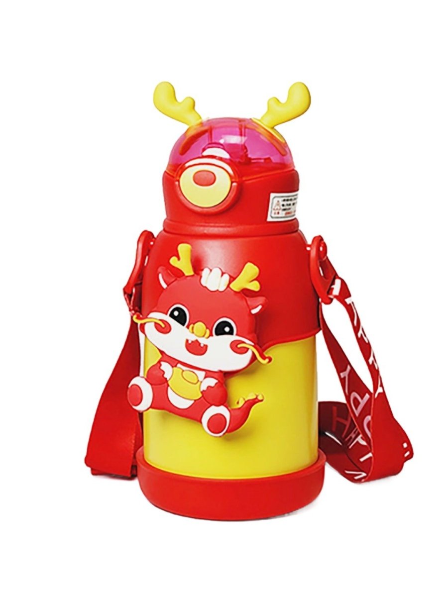 Little Surprise Box Lucky Dragon Theme Kids Water Bottle - LSB-WB-ORNGEDRAGON