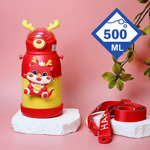 Little Surprise Box Lucky Dragon Theme Kids Water Bottle - LSB - WB - WHTEDRAGON