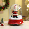 Little Surprise Box Lucky Sack& Bell Santa , Musical Snow Globe Dome Christmas Décor and Decoration. - Christmas Decor