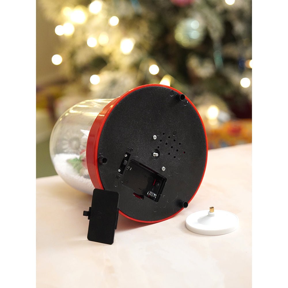 Little Surprise Box Lucky Stocking & Tree Santa , Musical Snow Globe Dome Christmas Décor and Decoration. - Christmas Decor