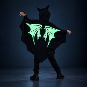 Little Surprise Box, Luminous Ghost Bat cape style Cloak, Kids Halloween Costume Fancy Dress Up - 110 Halloween Costumes