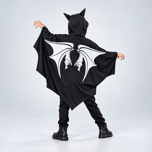 Little Surprise Box, Luminous Ghost Bat cape style Cloak, Kids Halloween Costume Fancy Dress Up - 110 Halloween Costumes