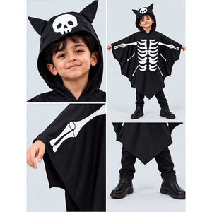 Little Surprise Box, Luminous Ghost Bat cape style Cloak, Kids Halloween Costume Fancy Dress Up - 110 Halloween Costumes