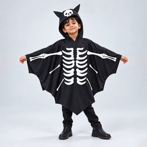 Little Surprise Box, Luminous Ghost Bat cape style Cloak, Kids Halloween Costume Fancy Dress Up - 110 Halloween Costumes