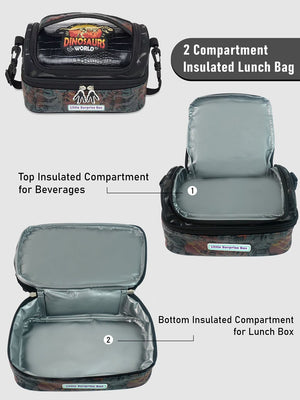 Little Surprise Box, Lunchbag for Kids, 5yrs - 10yrs - LSB - LBAG - JURASIC - ONLY