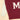 Little Surprise Box Maroon Letter “M” Cable - Knit Christmas Cardigan Winter Sweater for Kids - 2 - 3 Years Christmas Sweater