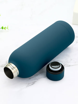 Little Surprise Box, Matt Finish Premium Stainless steel Bottle for Office, Gym and School, 1000ML - Navy blue