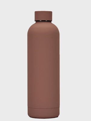 Little Surprise Box ,Matt Finish Premium Stainless steel Double Wall Bottle for Office, Gym and School, 750ML - Brown colour