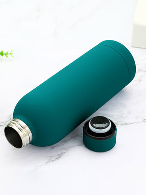 Little Surprise Box ,Matt Finish Premium Stainless steel Double Wall Bottle for Office, Gym and School, 750ML - Teal colour