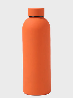 Little Surprise Box ,Matt Finish Premium Stainless steel Double Wall Bottle for Office, Gym and School, 750ML - Orange colour