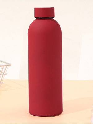 Little Surprise Box ,Matt Finish Premium Stainless steel Double Wall Bottle for Office, Gym and School, 750ML - Red colour